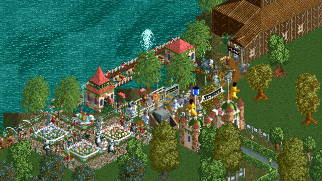 Preview image for the FFA Tycoon scenario "Leafy Lake"